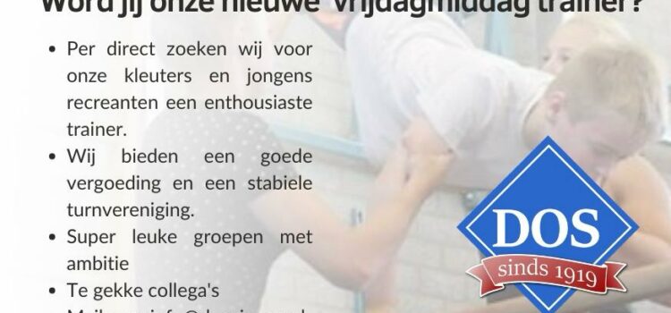 Train(st)er(s) gezocht!