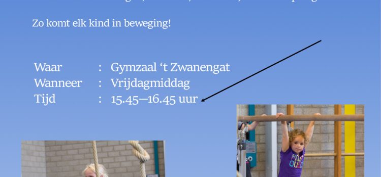 Wijzigingen bij kleutergym