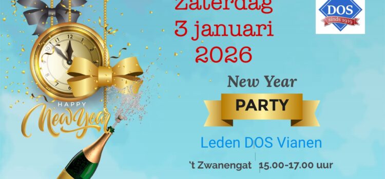 Nieuwjaarsparty GEANNULEERD!